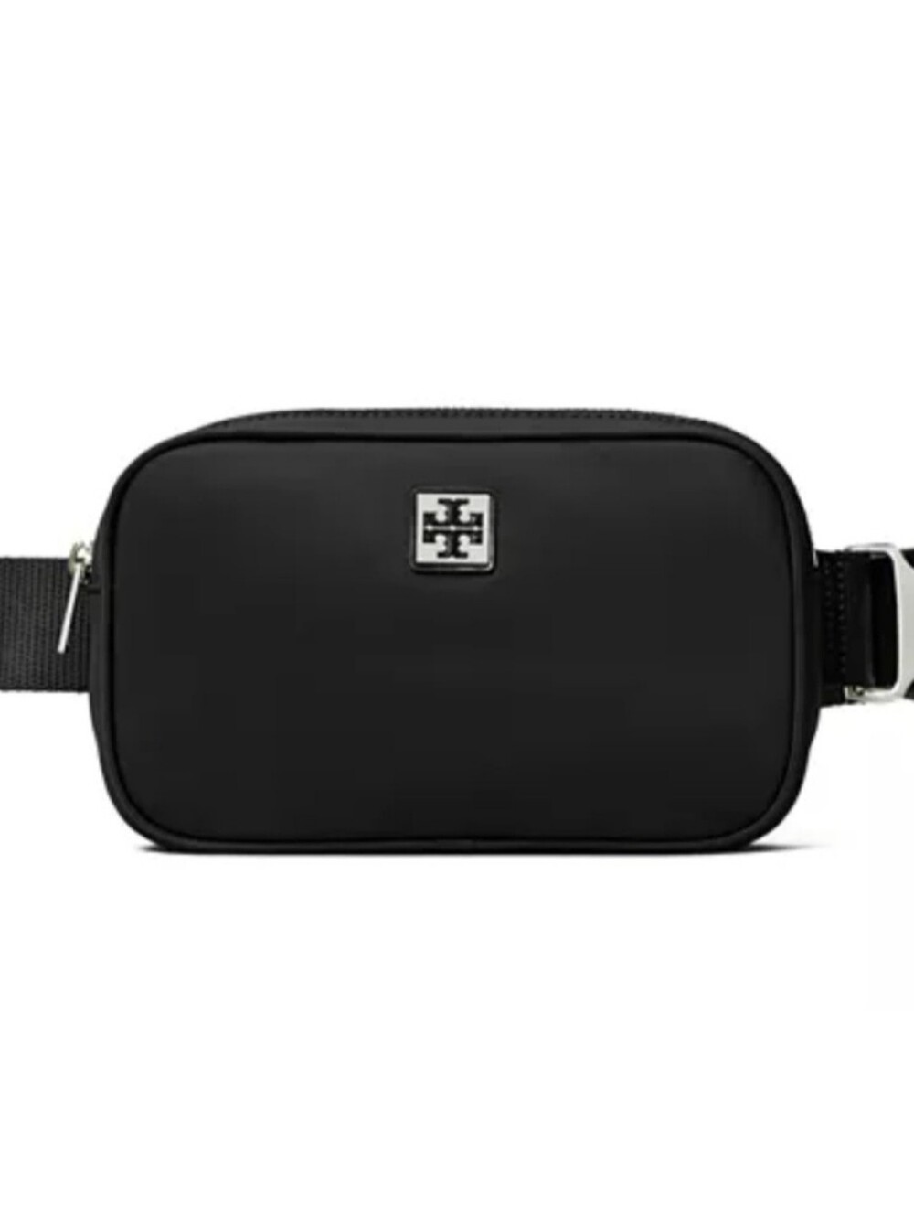 Tory Burch Virginia Belt Bag Crossbody Fanny Pack Nylon Black Authentic